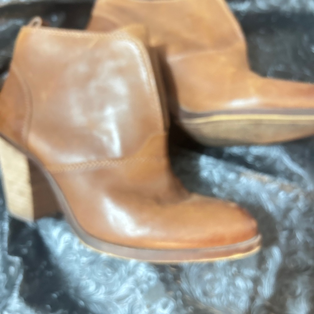Brown Leather Ankle Boots